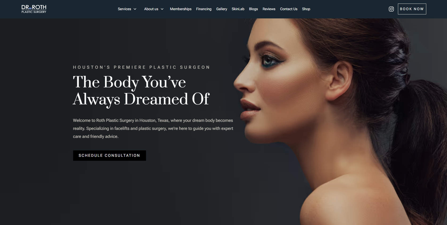 Dr. Roth Plastic Surgery website